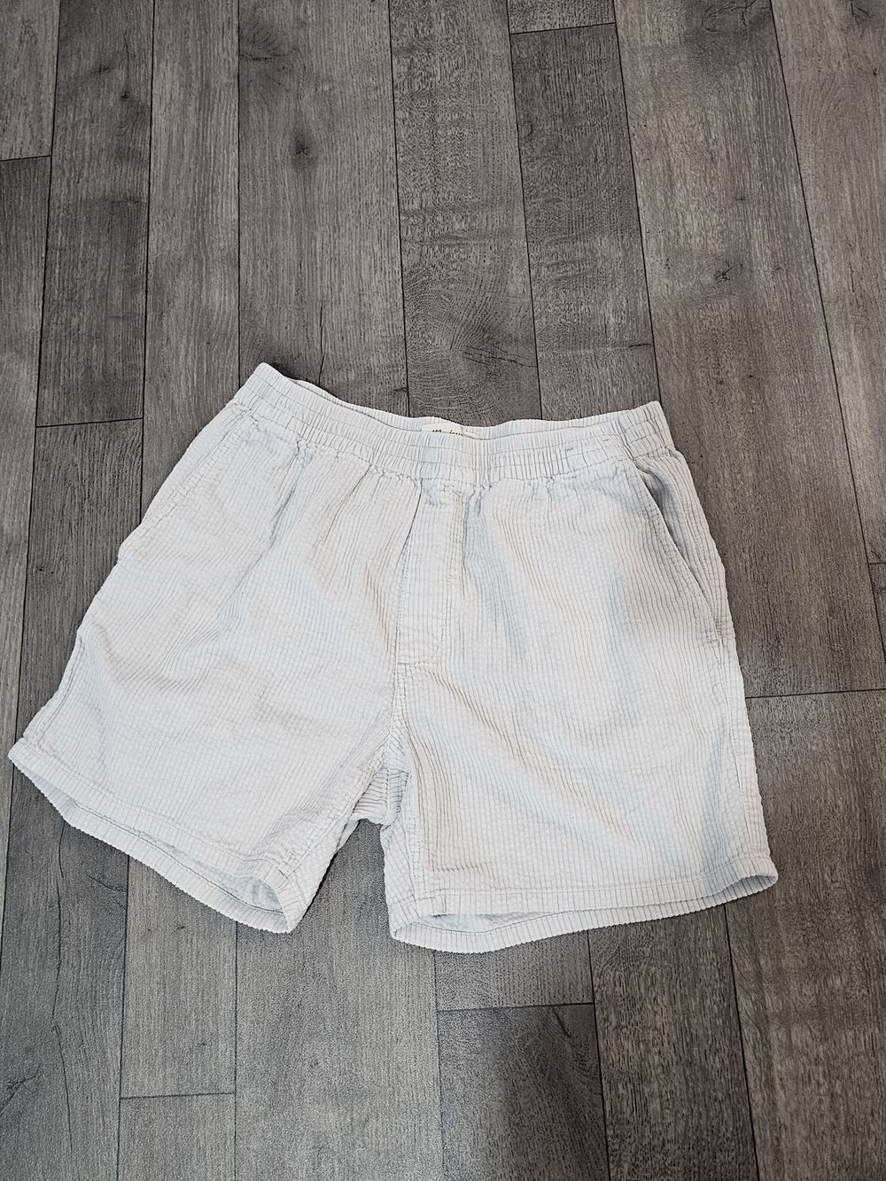 Madewell Light Creme Corduroy Athletic Shorts Size Small{Bx27 }